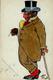 Handgemalt Gentlemen Schwarzafrikaner  Künstlerkarte 1905 I-II (fleckig) Peint à La Main - Ohne Zuordnung