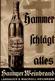 Alkoholwerbung Heilbronn (7100) Hammer Weinbrand Landauer & Macholl I-II - Advertising