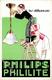 Lampe Philips Phililite Werbe AK I-II - Pubblicitari