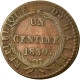 Monnaie, Haïti, Centime, 1830, TB, Cuivre, KM:A21 - Haití