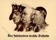 Hitler Bismarck U. Friedrich III. WK II Sign. Schuller, F. Künstlerkarte I-II - Guerra 1939-45