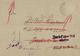 WK II KZ - Post Dachau Brief Mit Inhalt Zurück An Absender Mit Vermerk Zurück Schon Post Erhalten I-II (Marke Entfernt) - Weltkrieg 1939-45