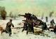 WK II Schwere Flak Im Kampf Gegen Russische Panzer Sign. Schnürpel I-II Réservoir - War 1939-45