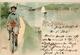 Fahrrad All Heil Lithographie 1900 I-II Cycles - Other & Unclassified