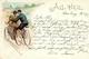Fahrrad All Heil Lithographie 1902 I-II Cycles - Sonstige & Ohne Zuordnung