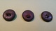 Lot De 3 BOUTONS Anciens - Diamètre Environ 17 Mm - Vêtement Armée Militaire Guerre Soldat /4 - Boutons