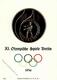Olympiade 1936 Berlin Mitte (1000) Metallplakette Relief AK I-II (keine Ak-Einteilung) - Olympische Spiele
