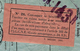 1952- Formulaire N°13 P De La Caisse D'épargne ( Remboursement. Partiel ) Affr. 15 F Gandon + 6 + étiquette N°28 - 1921-1960: Période Moderne