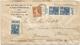 JEANNE D'ARC PUB FALIERES PAIRE+1 +N°235 LETTRE AVION SS LEVIATHAN OBL AMERICAINE NEWARK JUN 12 1929 POUR PARIS RARE - 1960-.... Lettres & Documents