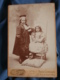 Photo Format Cabinet  Berger à Paris  Deux Enfants Déguisés  Avocat Et Princesse  CA 1890-95 - L436F - Anciennes (Av. 1900)