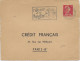 1956 - MULLER - ENVELOPPE ENTIER PRIVEE TSC - CREDIT FRANCAIS - De STRASBOURG => PARIS - Enveloppes Types Et TSC (avant 1995)