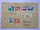 SWITZERLAND 1963 Registered Biel Cover To Frankfurt Tied With Pro Patria Stamps - Covers & Documents