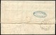 HAMBURG-VORPHILA 1857, K.S.P.A. HAMBURG, K2 Und L1 FRANCO Auf Brief Nach Stockholm, Rückseitiger K1 KDOPA HAMBURG, Feins - Préphilatélie