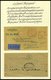 BAHNPOST Luftpost-Bahnpost, 1937-1963, 4 Verschiedene Belege, Dabei Feldpostbrief Nach Leningrad, Feinst/Pracht - Máquinas Franqueo (EMA)