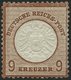 Dt. Reich 27b *, 1872, 9 Kr. Lilabraun, Falzrest, Kabinett, Fotoattest Brugger: Die Marke Ist Farbfrisch, Sehr Gut Geprä - Gebraucht