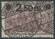 Dt. Reich 118a O, 1920, 2.50 M. Auf 2 M. Braunlila, Feinst, Kurzbefund Fleiner, Mi. 250.- - Other & Unclassified