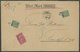 1923, 280 M. (Mi.Nr. 220 U. 2x 244) Als 10.000 RM. Wertbrieffrankatur Auf Einfachem Wertbrief Mit Päckchen-L1 ESSEN, Rüc - Sonstige & Ohne Zuordnung