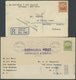 1925, Bermuda-Lakehurst, 2 Brief-Raritäten Mit Unbekannten L2-Stempeln, In Die USA Und Auf Einschreibbrief Mit 4 D.-Fran - Airmail & Zeppelin