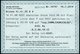 AMERIK. U. BRITISCHE ZONE 25BV BRIEF, 1945, 16 Pf. Grünblau, Gezähnt L 11:111/2, Mit Abart Außenlinie über P Von Post Ge - Autres & Non Classés