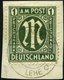 AMERIK. U. BRITISCHE ZONE 35I BrfStk, 1945, 1 RM Dunkelgraugrün Mit Abart PEICHSMARK, Stempel WESTERMÜNDE-LEHE Auf Brief - Autres & Non Classés