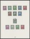 SAMMLUNGEN **, Ab Mi.Nr. 197 Komplette Postfrische Sammlung Bundesrepublik Von 1954-62 Auf Lindner Falzlosseiten, Dabei  - Oblitérés
