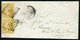 FRANKREICH 12Ib Paar BRIEF, 1858, 10 C. Zitrongelb, Type I, Im Senkrechten Paar Auf Kleinem Brief Mit Nummernstempeln 47 - Sonstige & Ohne Zuordnung