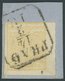 ÖSTERREICH BIS 1867 1Yb BrfStk, 1854, 1 Kr. Ockergelb, Maschinenpapier, Type Ib, Rechtes Randstück 4,5 Mm, R4 PRAG, Oben - Used Stamps