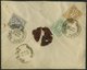 ÖSTERREICH 44/5,47 BRIEF, 1890, 2, 3 Und 10 Kr. Doppeladler, Rückseitig Mit K1 SUDOMERIEE Nach Komarne, Pracht - Other & Unclassified