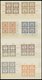 Dienstmarken: 1921/2, Komplette Postfrische Ausgabe In Viererblocks, Prachterhaltung -> Automatically Generated Translat - Other & Unclassified