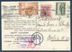 1937 Greece Ionian Bank Postcard Athens - Berlin Germany - Covers & Documents