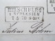 AD NDP 1870 Nr. 16 EF Mit Stempel K3 Hirschberg Schlesien Mit Inhalt! Firmenstempel Holzcement Nach Tarnowitz - Altri & Non Classificati