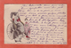 CHINE 5C TYPE GROUPE SUR CARTE POSTALE DE 1902 DE SHANGHAI POUR PIGNANS FRANCE - Covers & Documents