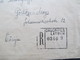 Delcampe - Lettland R-Brief Daugavpils 1938 Block 1 Zensur / Zoll Der Wehrmacht Bahnpost Marienburg - Eydtkuhnen Bedarf!!! - Latvia