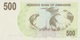 Zimbabwe / 500 Dollars / 2007 / P-43(a) / UNC - Zimbabwe