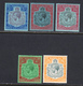 Bermuda 1924-32 Mint Mounted, Sc , SG 88g,89j,89i,92,93 - Bermudes