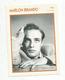 Photographie, Portrait De STARS, Cinéma ,acteur , Marlon BRANDO ,1955 ,  Photo Koball , 2 Scans ,fiche Descriptive - Personalità