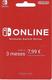 PORTUGAL - Gift Card - Nintendo Switch Online - Cartes Cadeaux