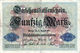 Billet Allemand De 50 Mark Du 5-8-1914- 6 Chiffres Rouge N - N° 000660 En T B - - 50 Mark