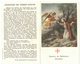 SOUVENIR GETHSEMANI JERUSAEM Double Reliquia Feuille Jardin IMAGE PIEUSE RELIGIEUSE HOLY CARD SANTINI HEILIG PRENTJE - Santini