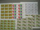 HONGRIE - HUNGARY - FULL SHEET , FEUILLE COMPLETE OBLITERE  - 1975 1976 - Fogli Completi