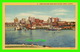 TAMPA, FL - SKYLINE FROM DAVIS ISLANDS - ANIMATED WITH BOATS - HILLSBORO NEWS CO - - Tampa