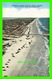 DAYTONA BEACH, FL - VIEW OF THE BEACH & HALIFAX RIVER IN BACKGROUND - ANIMATED - SOUTHERN CARD & NOVELTY CO - - Daytona