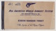 PAN AMERICAN WORLD AIRWAYS SYSTEM,EXCESS BAGGAGE TICKET - Europa