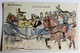 CPA Militaria Illustrateur Ernest Thélem Nos Cuirassiers Dans L'escorte Officielle Cheval Cavalier - Humour