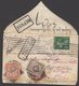 RRR PARIS  MEUSE: Enveloppe Mignonette Avec 2Fr Orange + 10c Banderolle Oblt CàD Type 84 BAR-LE-DUC Voir Déscription !!! - 1859-1959 Lettres & Documents