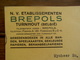 Oude Bestelkaart 1943 BREPOLS  Gebedenboeken --speelkaarten ---  TURNHOUT - Oud-Turnhout