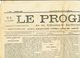 988/28 - Journal Complet Le Progrès De Charente Inférieure - SAINTES Mars 1877 - TP Cérès 4 Centimes Oblitération Typo - Newspapers