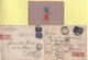 Russie - Lot De 3 Lettres Dont 2 Recommandees - Voir Scan - Briefe U. Dokumente