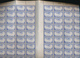 BELGIAN CONGO AIR 1934 ISSUE COB PA11 SHEET OF 100 MNH PLATE 1/2 - Full Sheets