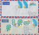 Postal History: Tuvalu 5 Covers With Definitive Stamps - Tuvalu